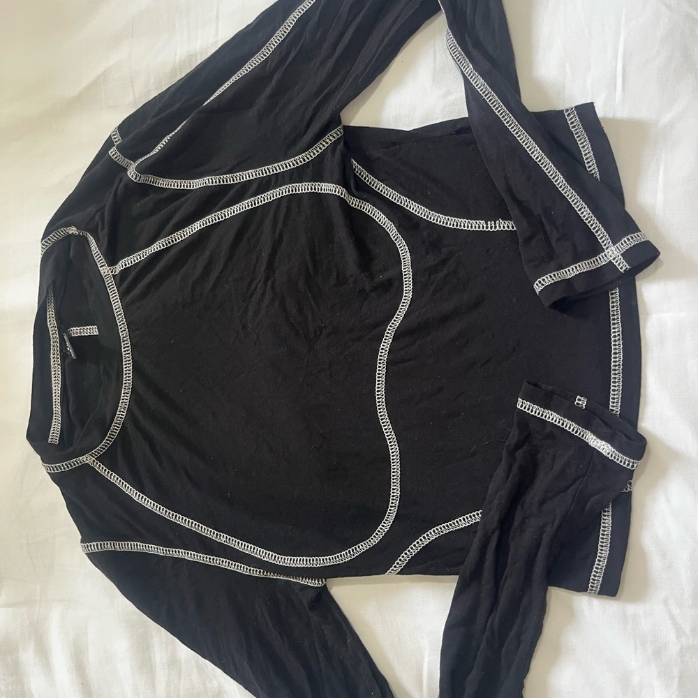Black Long Sleeve Women's Top